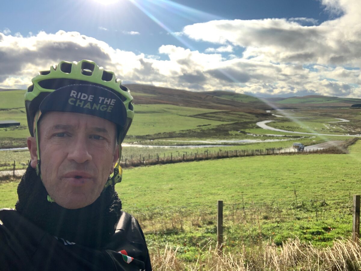 London to Glasgow, a UK cycle ride for COP 26, 2021.